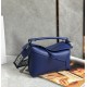 Loewe Puzzle Edge Small Bag In Deep Purple Satin Calfskin