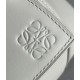 Loewe Puzzle Edge Small Bag In White Satin Calfskin