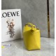 Loewe Puzzle Edge Small Bag In Yellow Satin Calfskin