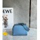 Loewe Mini Camera Crossbody Bag in Blue Calfskin