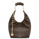 Loewe Small Squeeze Bag in Chocolate Nappa Lambskin