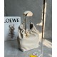 Loewe Small Squeeze Bag in White Nappa Lambskin