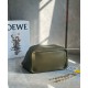 Loewe Medium Squeeze Bag in Olive Nappa Lambskin