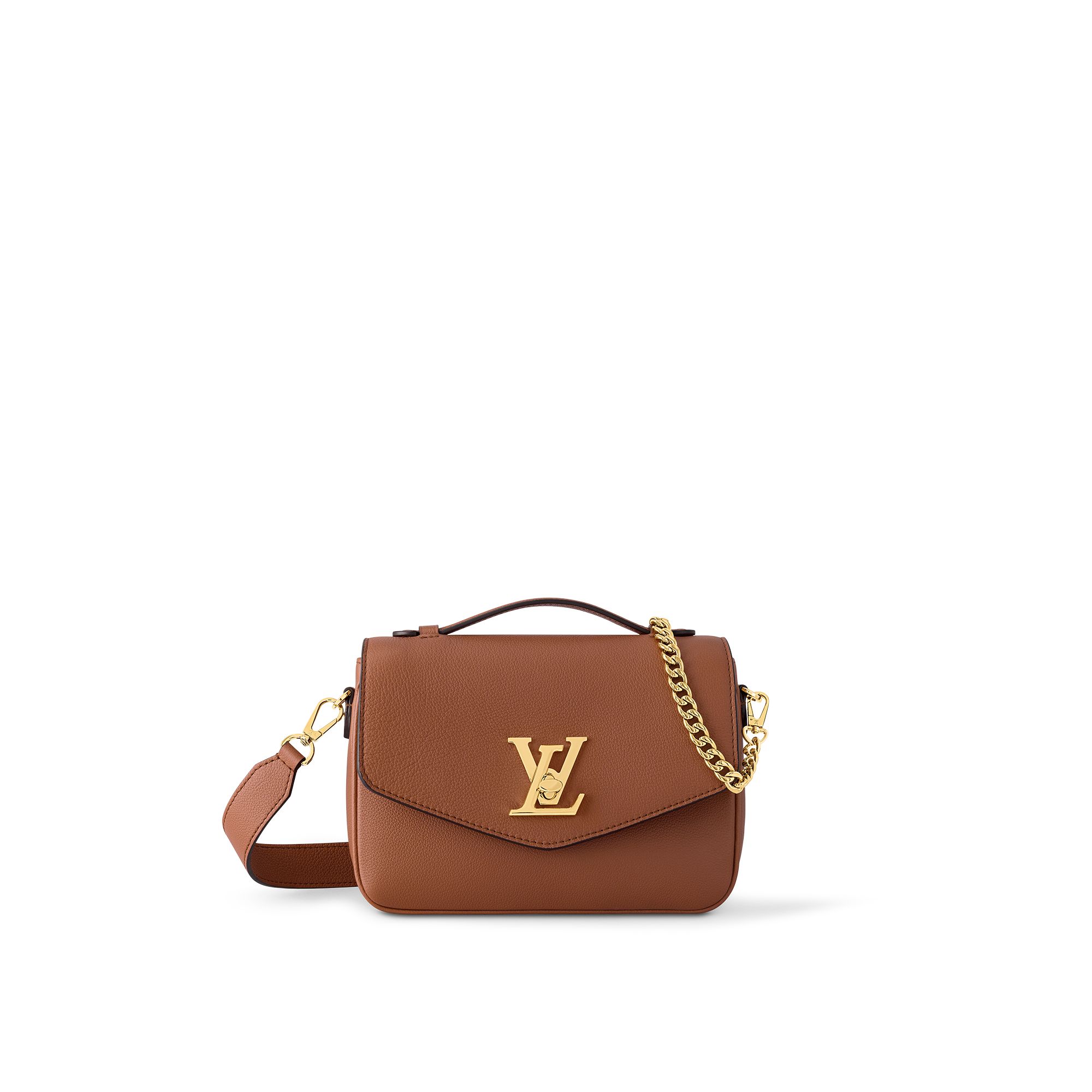 Louis Vuitton Oxford Lockme Leather Women's Handbags M22952