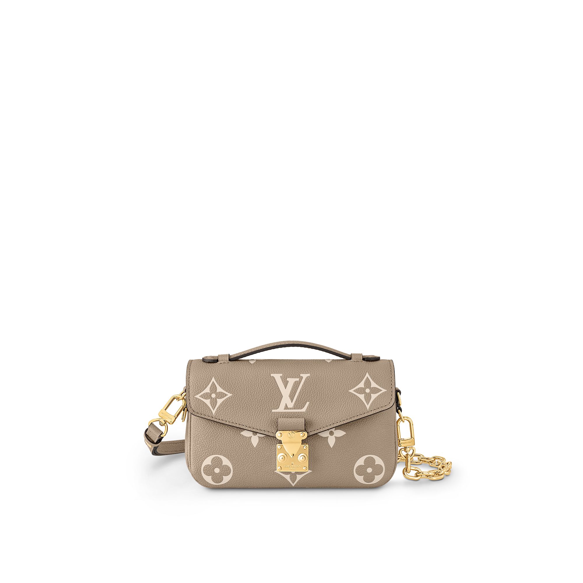 Louis Vuitton Pochette Métis East West Monogram Empreinte Leather Women's Handbags M23081