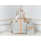 Louis Vuitton Neverfull MM Monogram Canvas Women's Handbags M23501