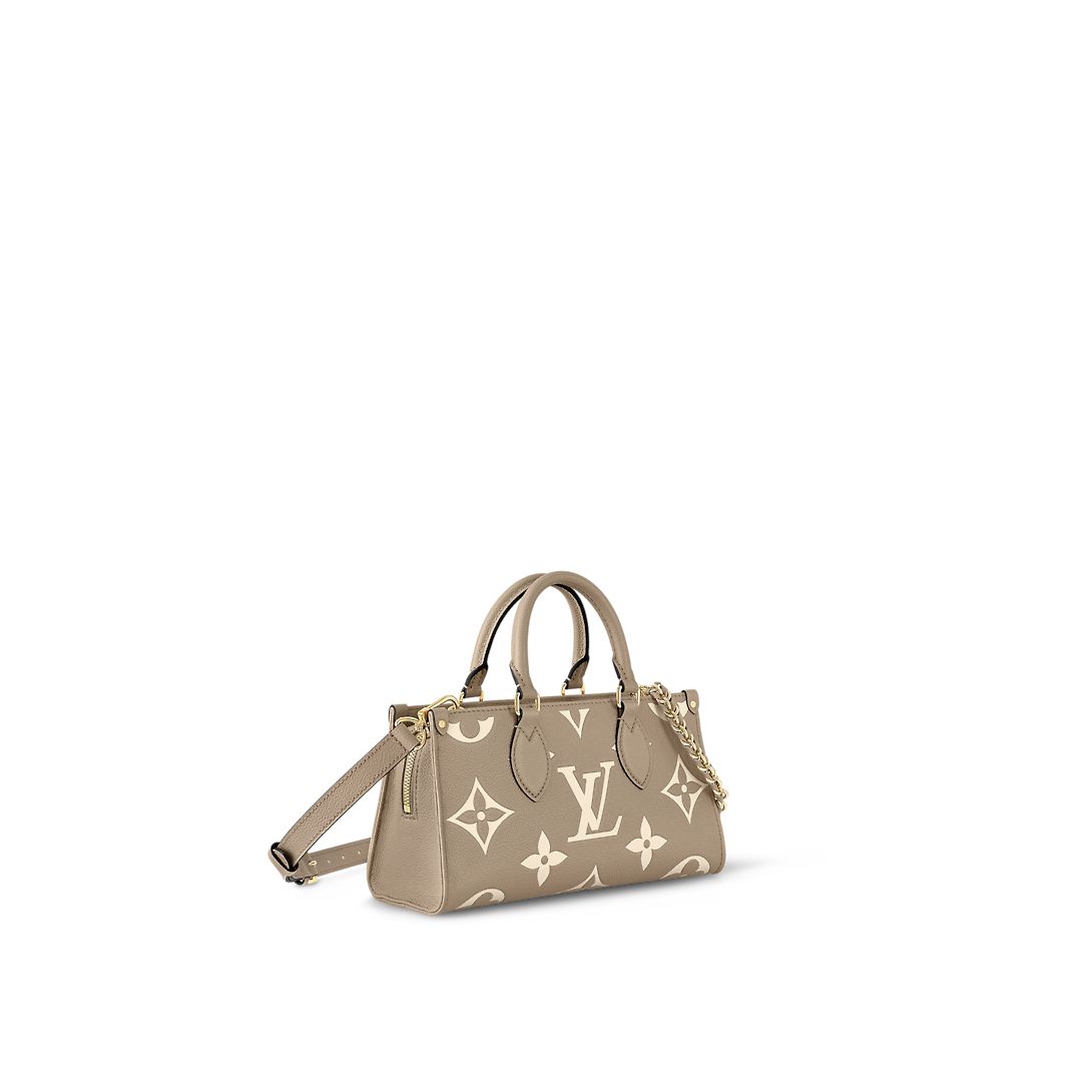 Louis Vuitton OnTheGo East West Bicolor Monogram Empreinte Leather Women's Handbags M23641