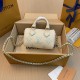 Louis Vuitton Nano Speedy Bicolor Monogram Empreinte Leather Women's Handbags M24169