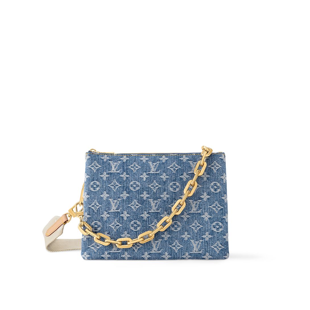 Louis Vuitton Coussin PM Monogram Denim Women's Handbags M24564