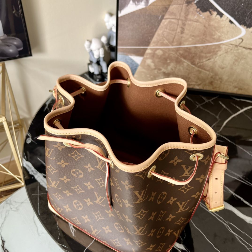 Louis Vuitton Petit Noé Monogram Canvas Women's Handbags M40818