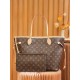 Louis Vuitton Neverfull MM Monogram Canvas Women's Handbags M40995