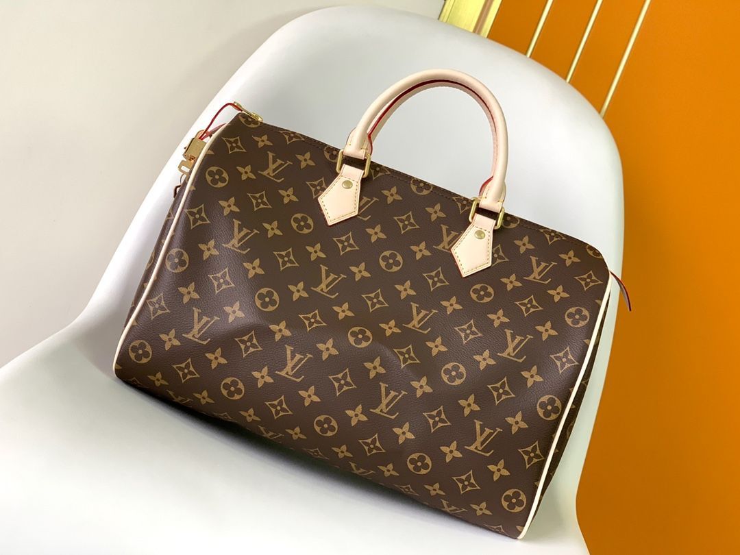 Louis Vuitton Speedy 35 Monogram Canvas Women's Handbags M41107