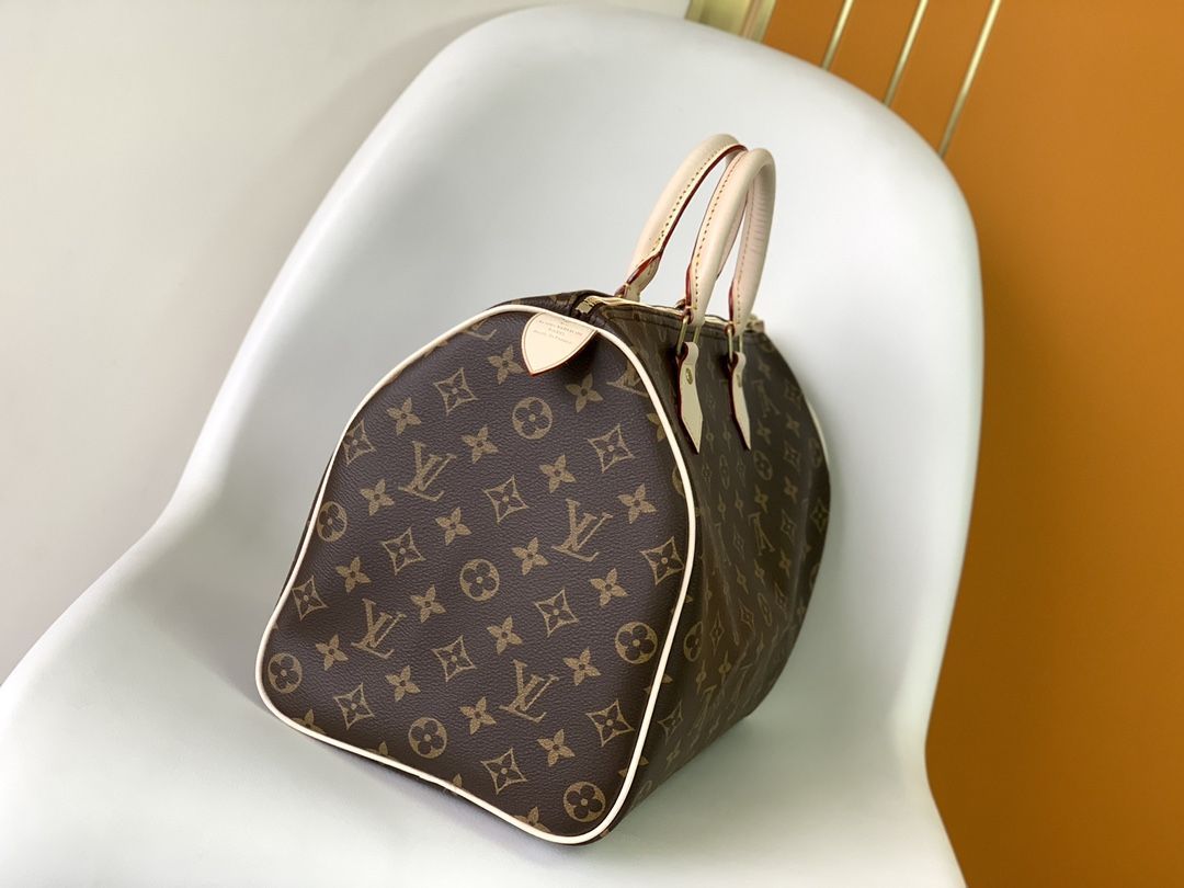 Louis Vuitton Speedy 35 Monogram Canvas Women's Handbags M41107