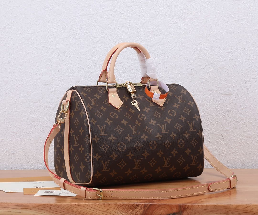 Louis Vuitton Speedy Bandoulière 35 Monogram Canvas Women's Handbags M41111