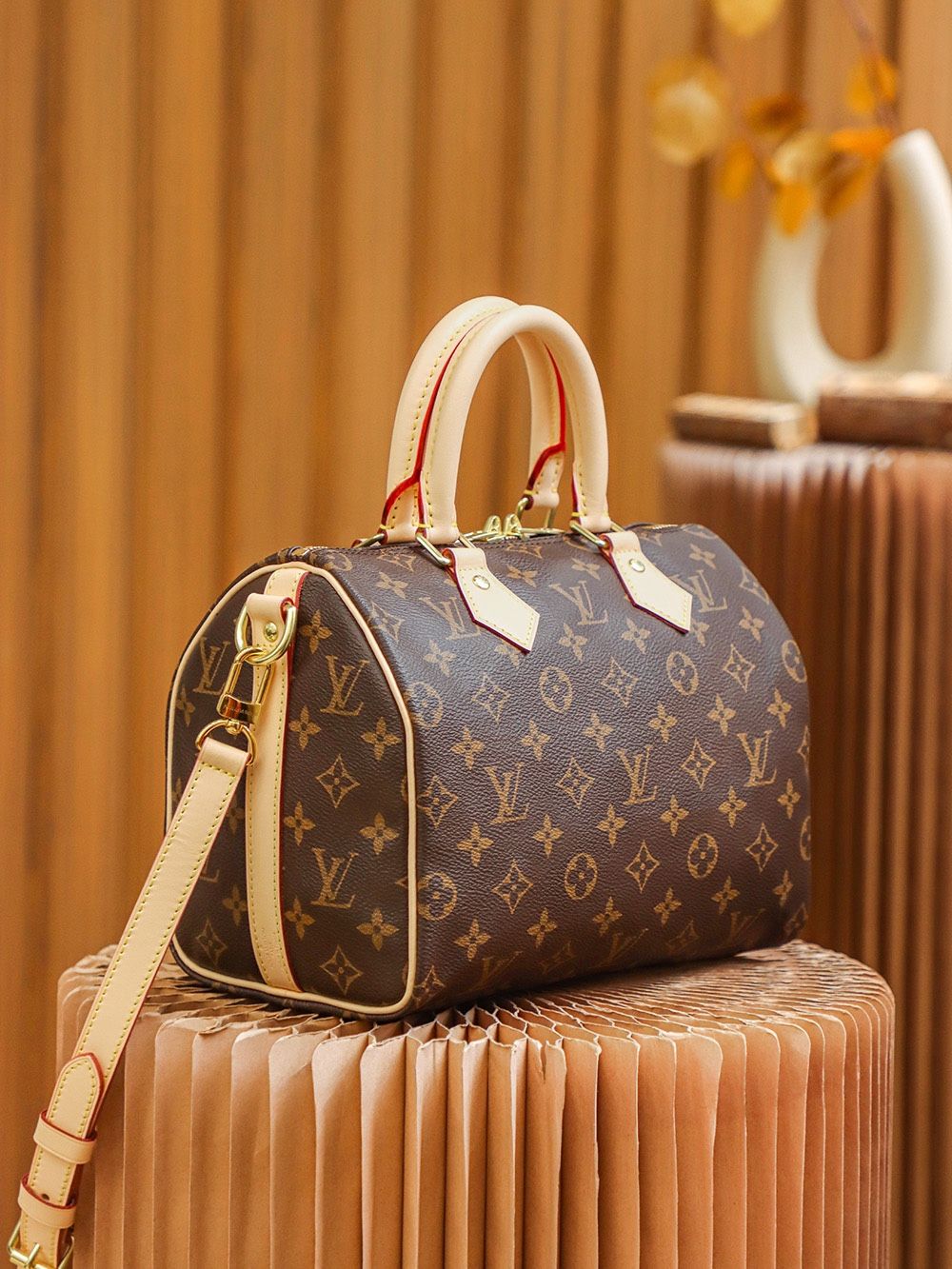 Louis Vuitton Speedy Bandoulière 25 Monogram Canvas Women's Handbags M41113