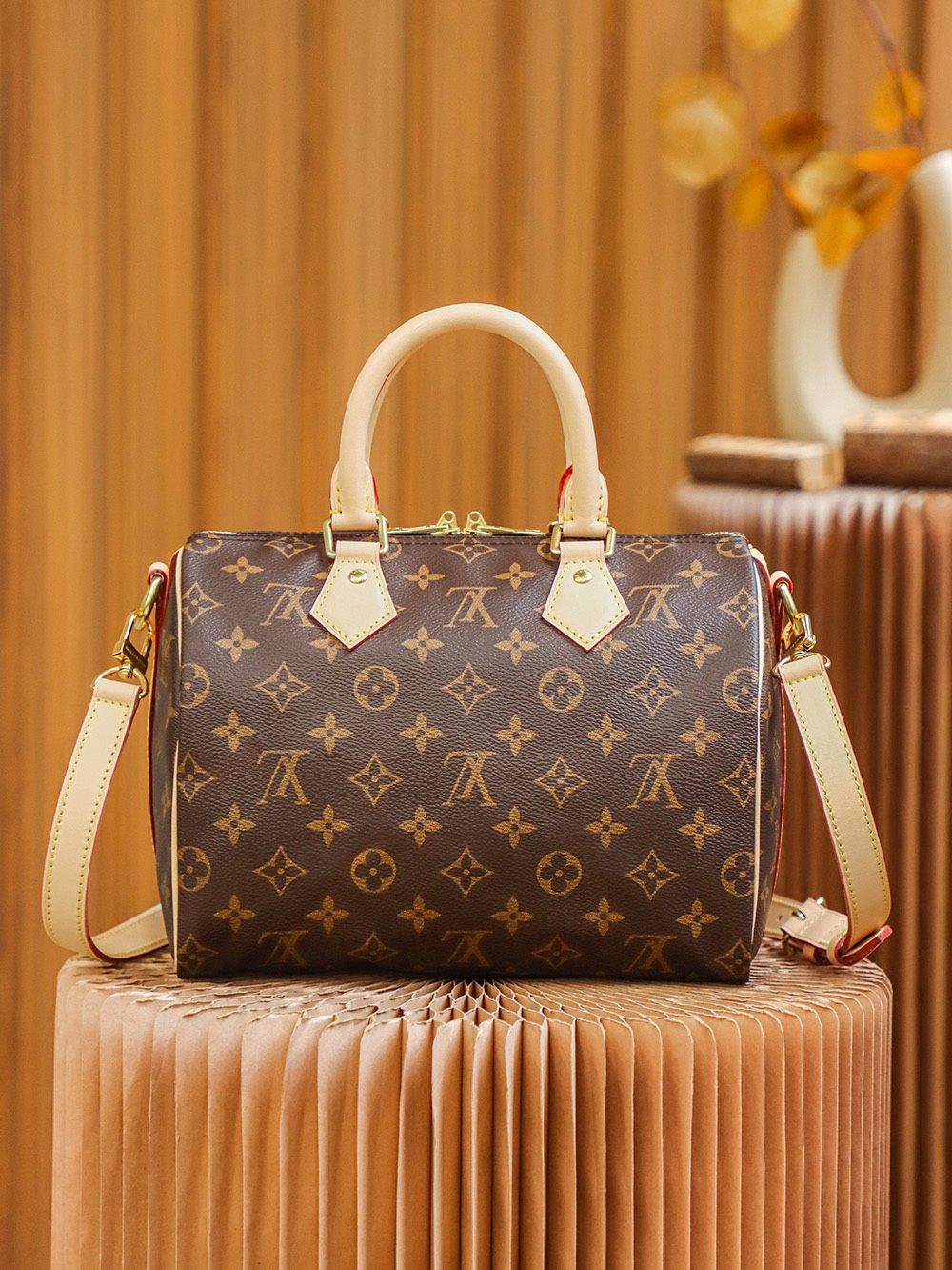 Louis Vuitton Speedy Bandoulière 25 Monogram Canvas Women's Handbags M41113