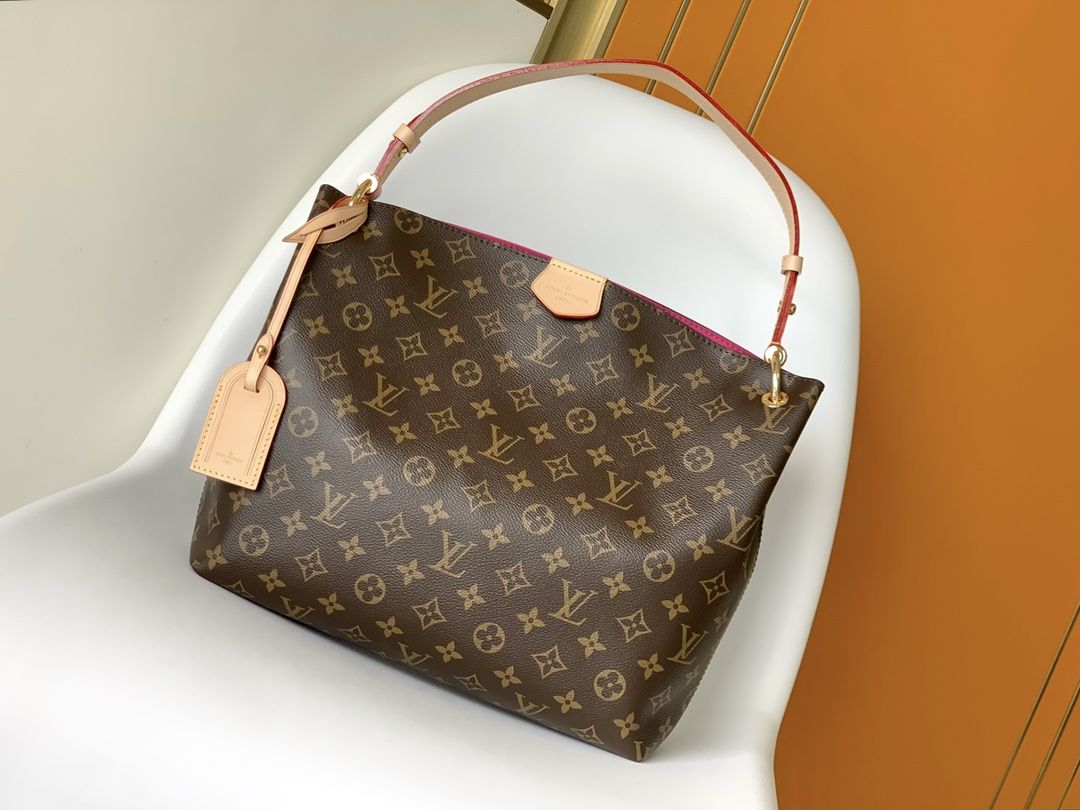 Louis Vuitton Graceful PM Monogram Canvas Women's Handbags M43700