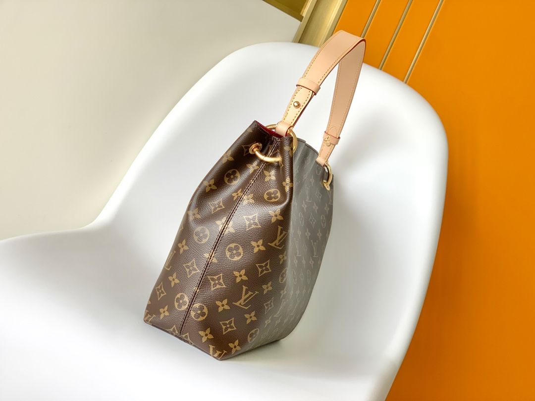 Louis Vuitton Graceful PM Monogram Canvas Women's Handbags M43700