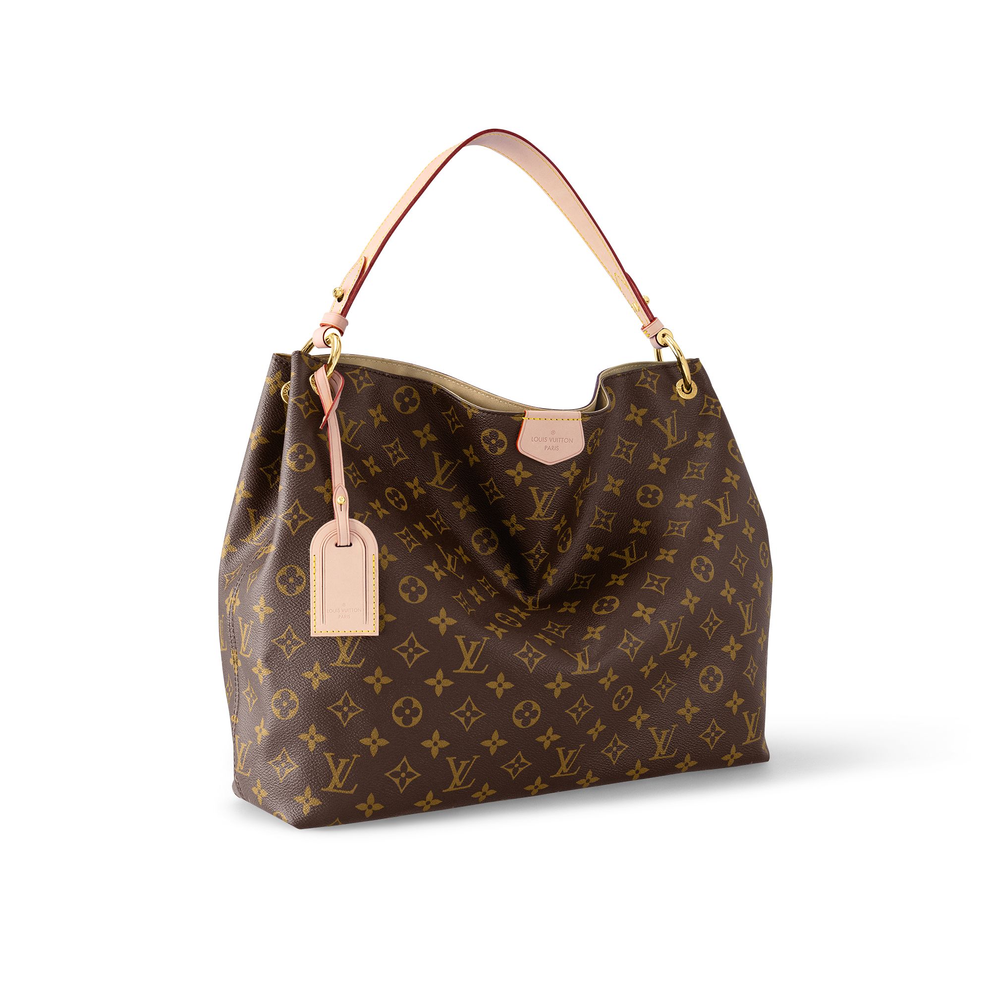 Louis Vuitton Graceful MM Monogram Canvas Women's Handbags M43704