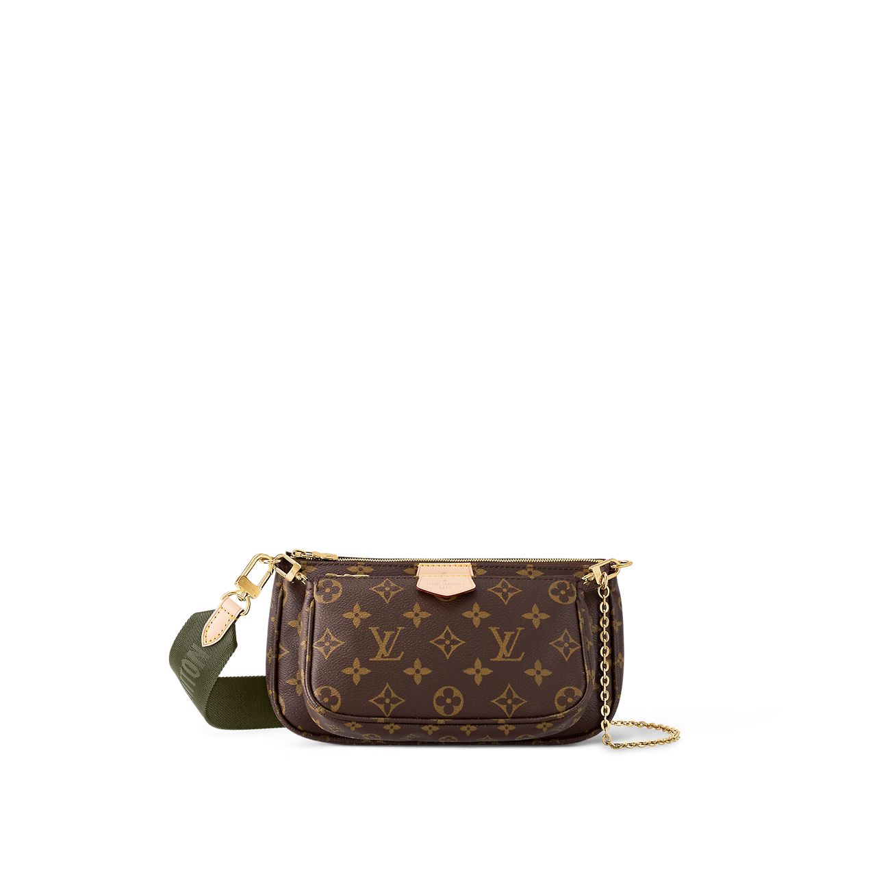 Louis Vuitton Multi 3 in 1  Pochette Monogram Canvas Purse Women's Crossbody Handbags M44813