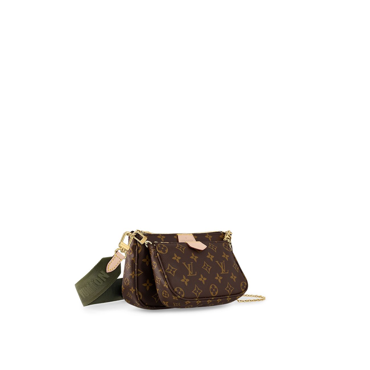 Louis Vuitton Multi 3 in 1  Pochette Monogram Canvas Purse Women's Crossbody Handbags M44813