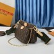 Louis Vuitton Multi 3 in 1  Pochette Monogram Canvas Purse Women's Crossbody Handbags M44813