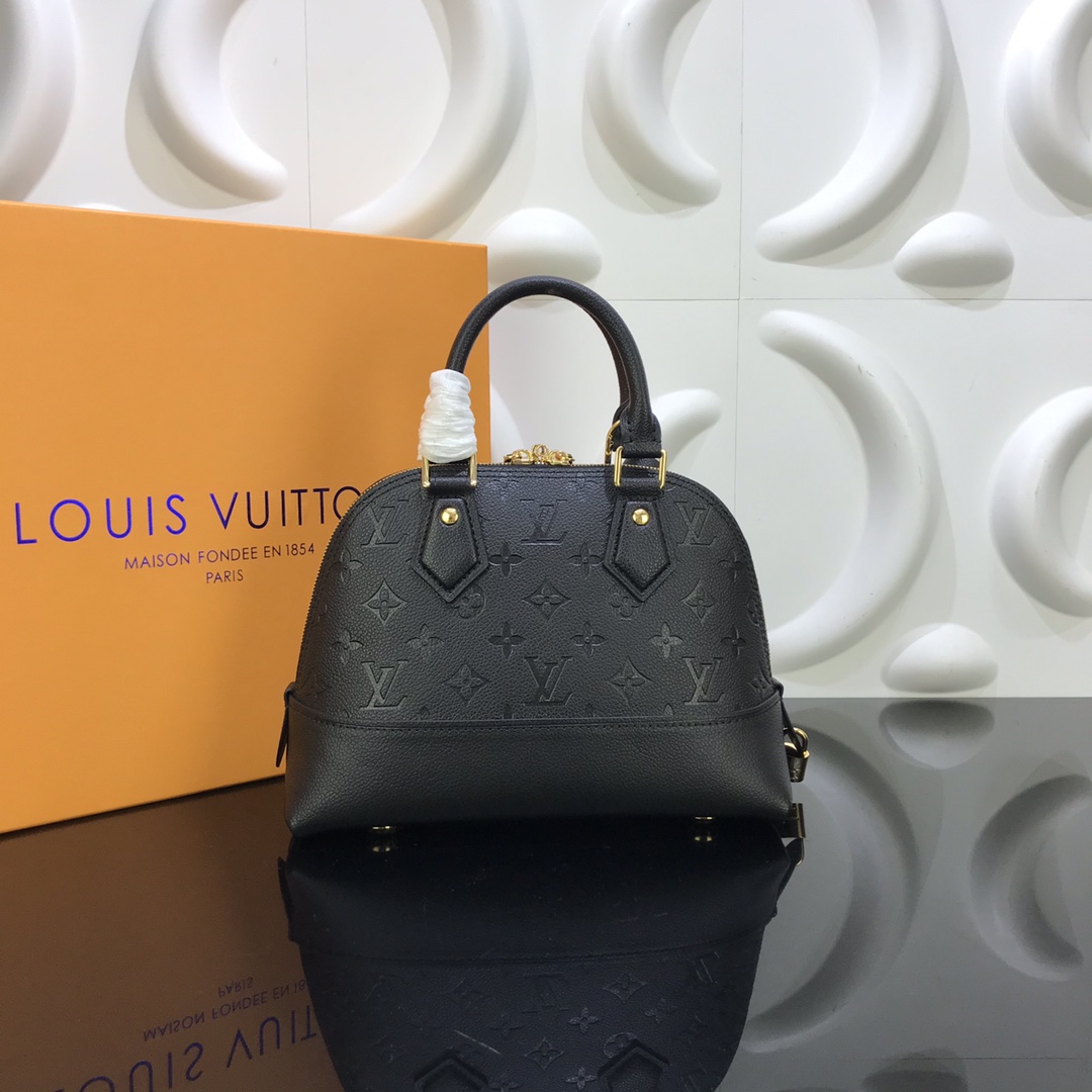 Louis Vuitton Néo Alma BB Monogram Empreinte Leather Women's Handbags M44829