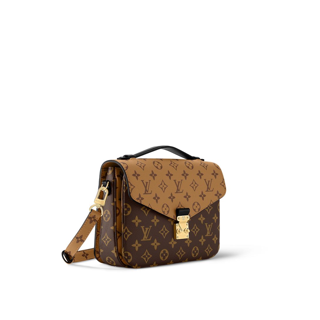 Louis Vuitton Pochette Métis Monogram Reverse Canvas Women's Handbags M44876