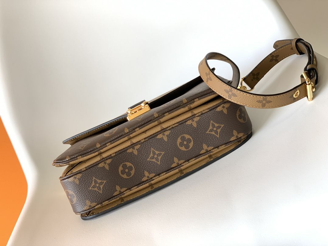 Louis Vuitton Pochette Métis Monogram Reverse Canvas Women's Handbags M44876