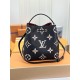 Louis Vuitton NéoNoé MM Bicolor Monogram Empreinte Leather Women's Handbags M45497