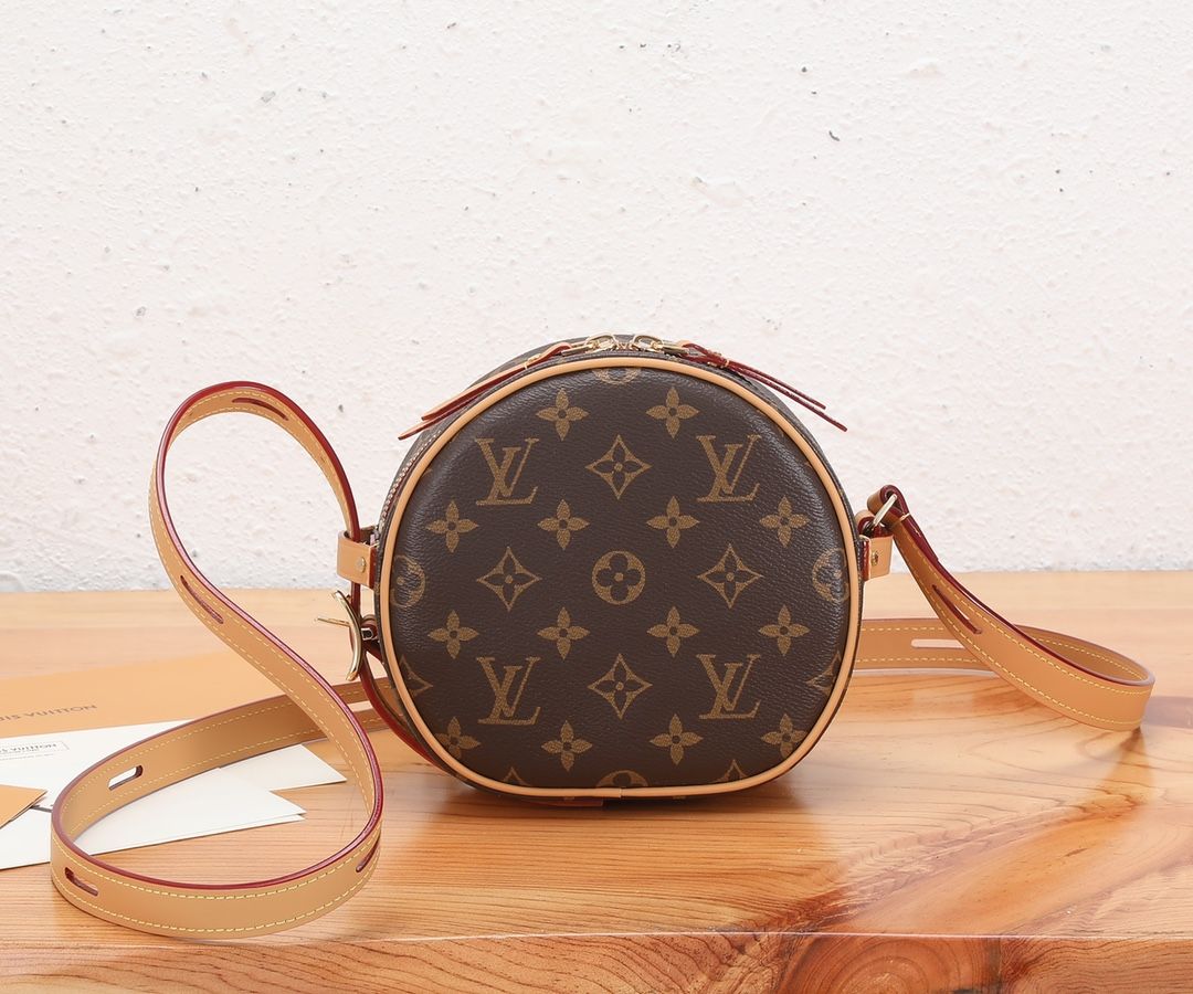 Louis Vuitton Boite Chapeau Souple PM Monogram Canvas Women's Handbags M45578