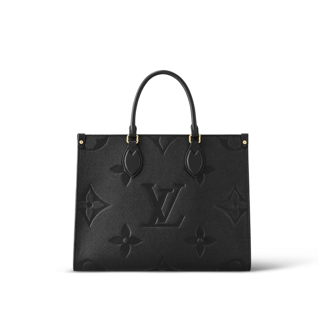 Louis Vuitton OnTheGo MM Monogram Empreinte Leather Women's Handbags M45595