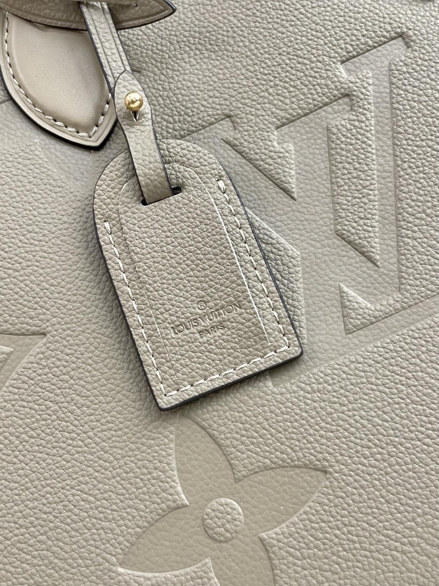 Louis Vuitton OnTheGo MM Monogram Empreinte Leather Women's Handbags M45607