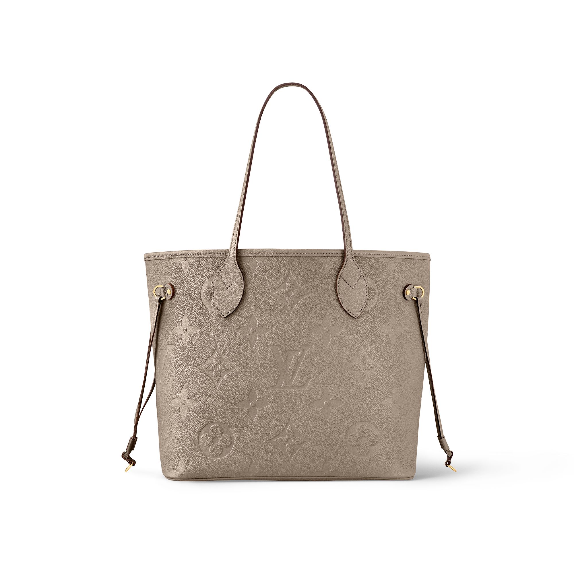 Louis Vuitton Neverfull MM Monogram Empreinte Leather Women's Handbags M45686