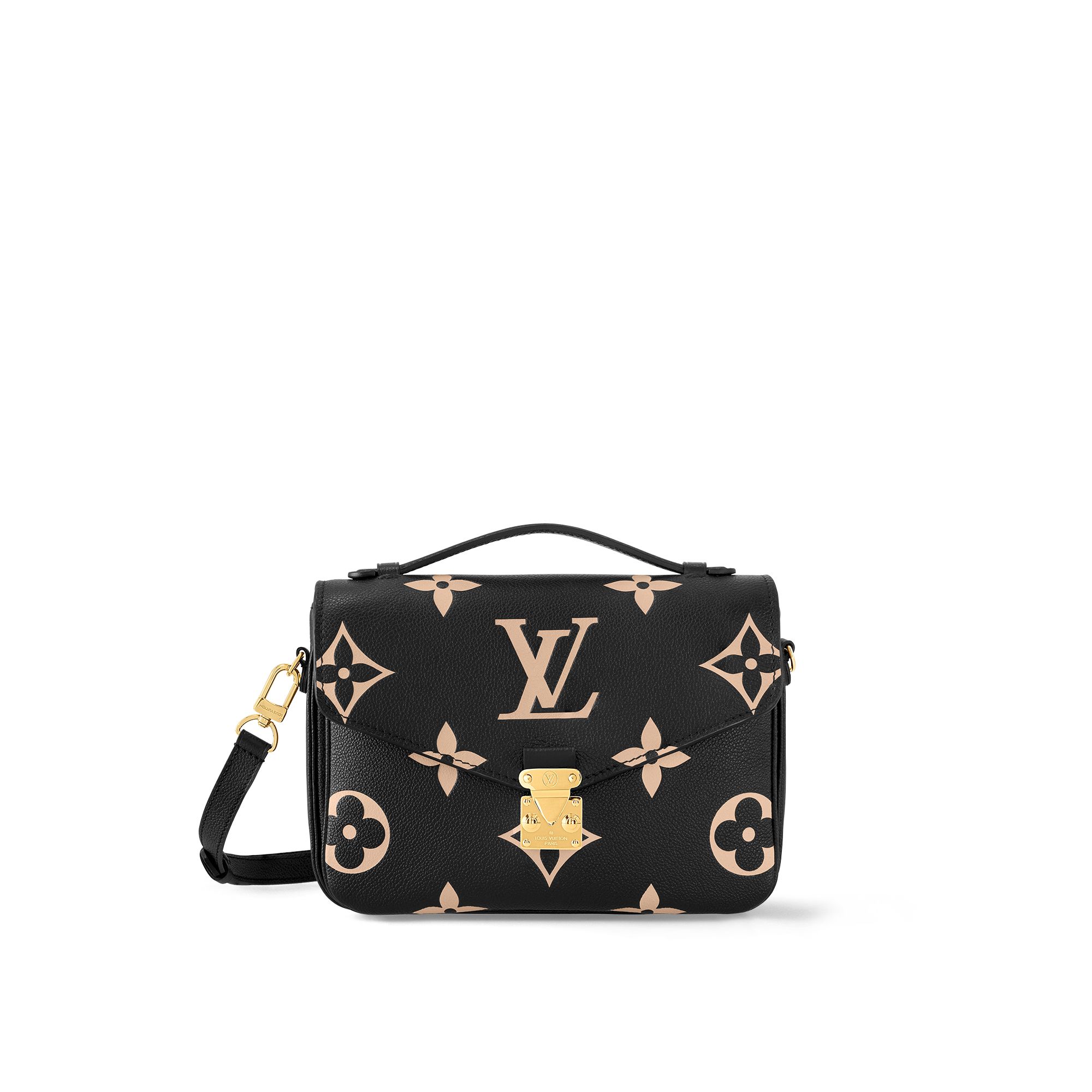 Louis Vuitton Pochette Métis Bicolor Monogram Empreinte Leather Women's Handbags M45773