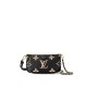 Louis Vuitton Multi Pochette Accessoires Bicolor Monogram Empreinte Leather Women's Handbags M45777