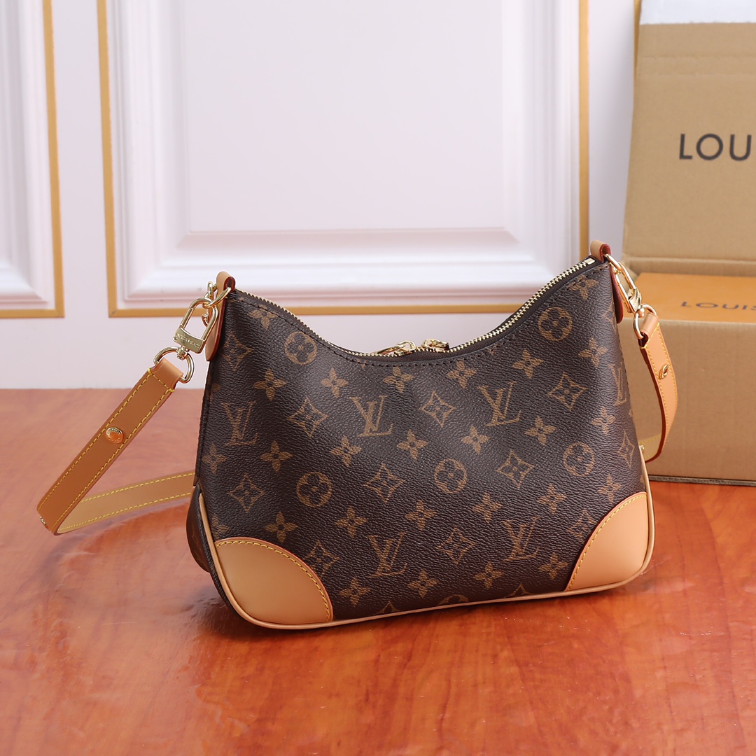 Louis Vuitton Boulogne Monogram Canvas Women's Handbags M45832