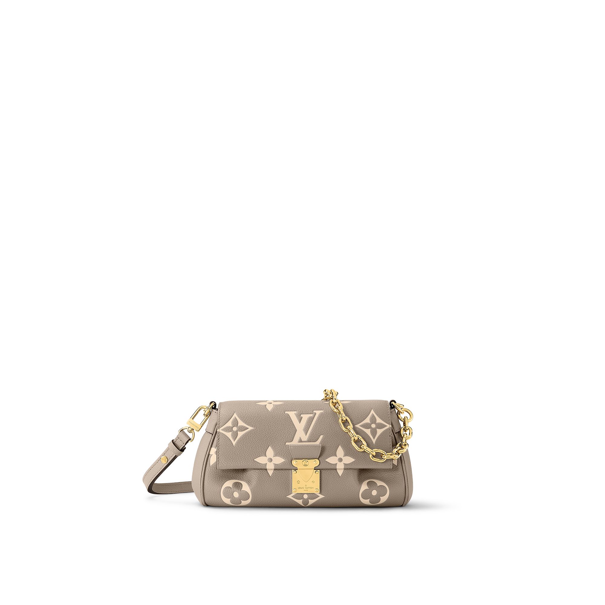 Louis Vuitton Favorite Bicolor Monogram Empreinte Leather Women's Handbags M45836