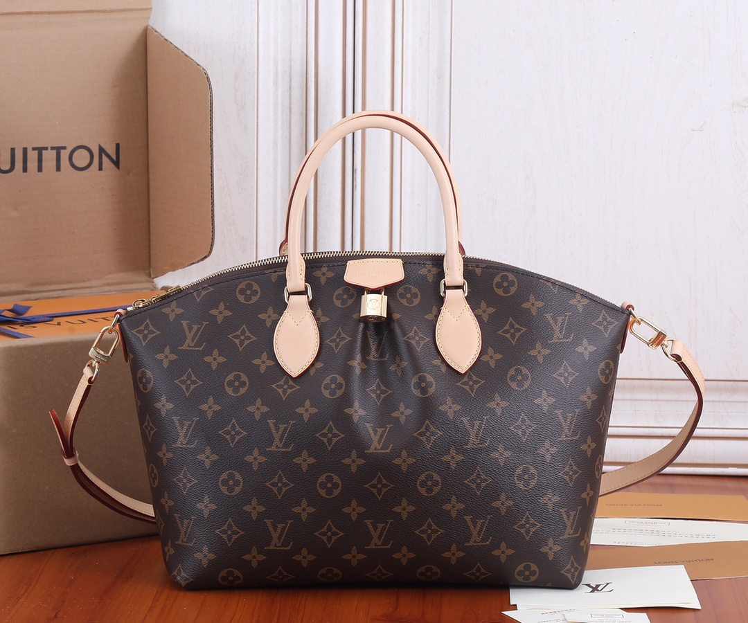 Louis Vuitton Boétie MM Monogram Canvas Women's Handbags M45987