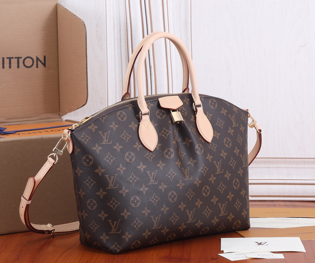 Louis Vuitton Boétie MM Monogram Canvas Women's Handbags M45987