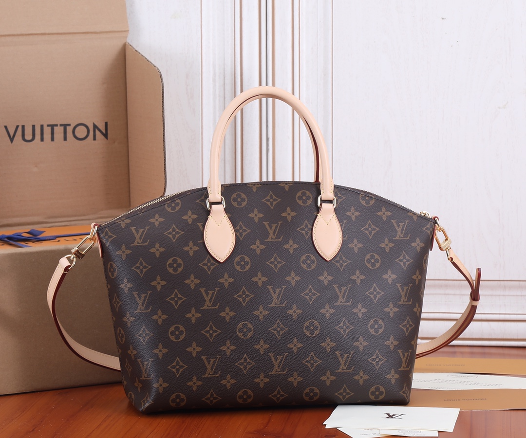 Louis Vuitton Boétie MM Monogram Canvas Women's Handbags M45987