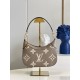 Louis Vuitton Bagatelle Bicolor Monogram Empreinte Leather Women's Handbags M46112