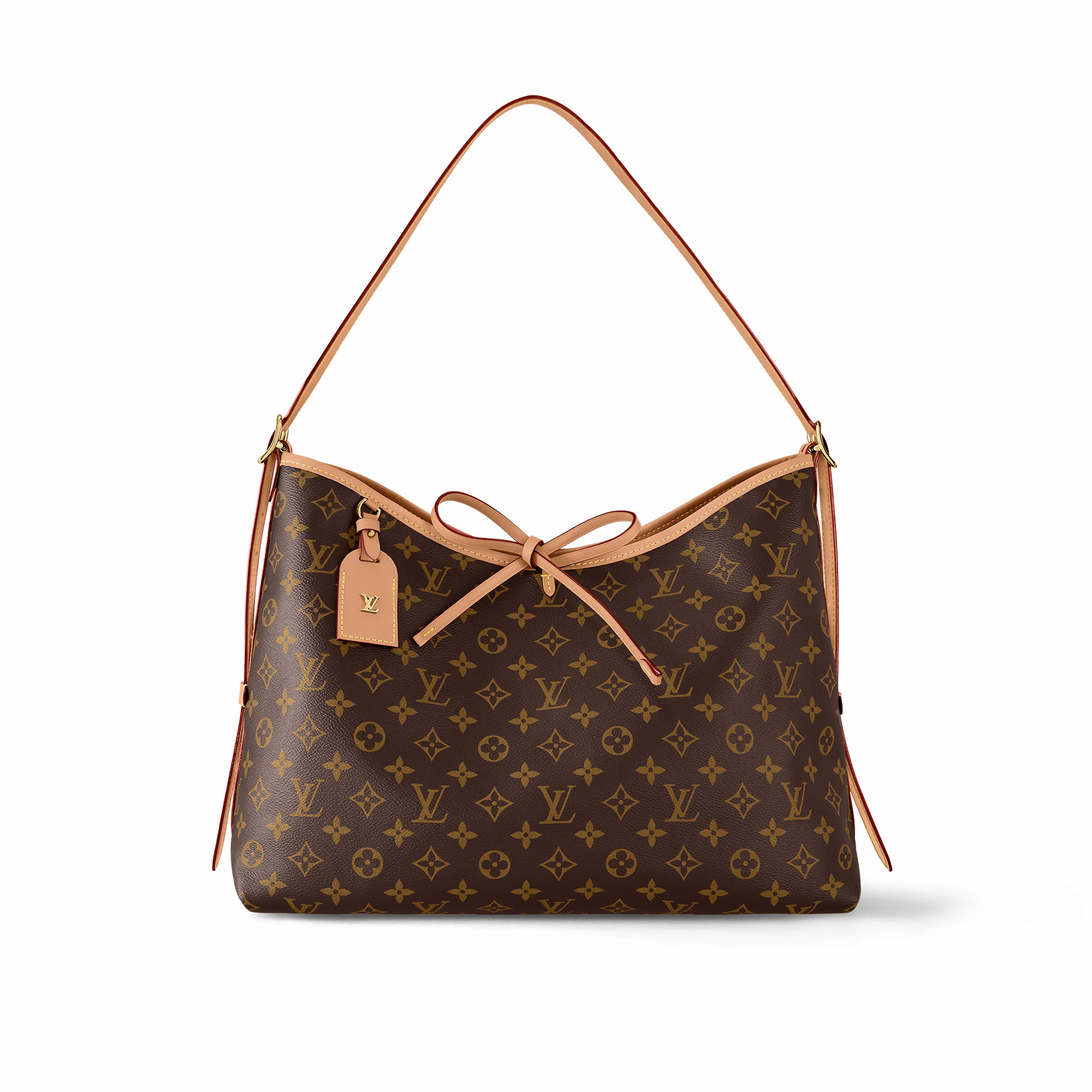 Louis Vuitton CarryAll MM Monogram Canvas Handbag