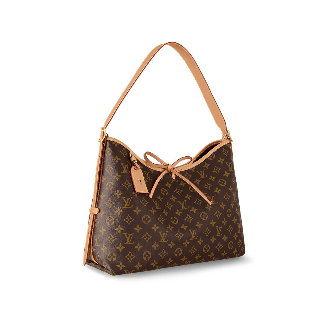 Louis Vuitton CarryAll MM Monogram Canvas Handbag