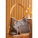 Louis Vuitton CarryAll MM Monogram Canvas Handbag