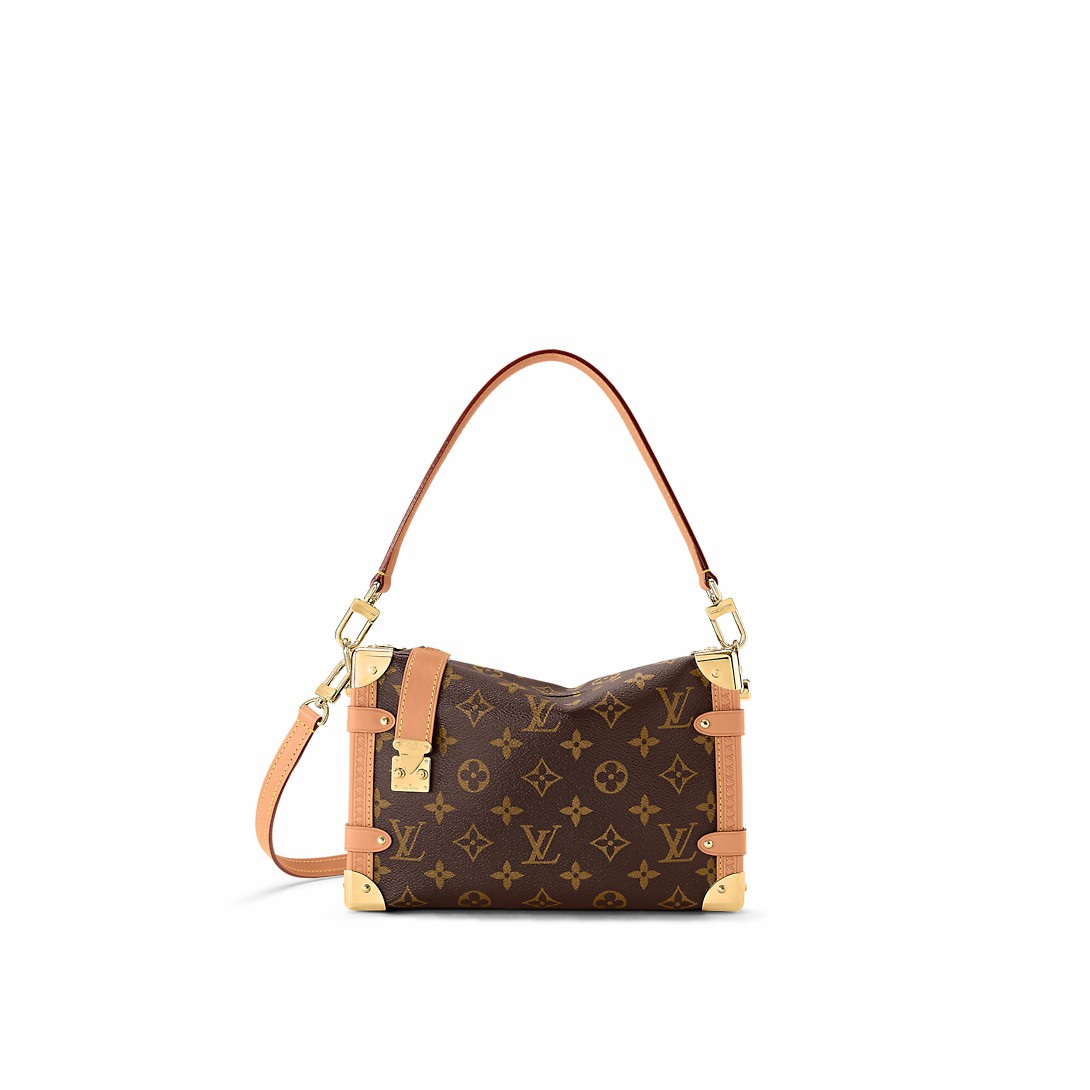 Louis Vuitton Side Trunk MM Monogram Canvas Handbag