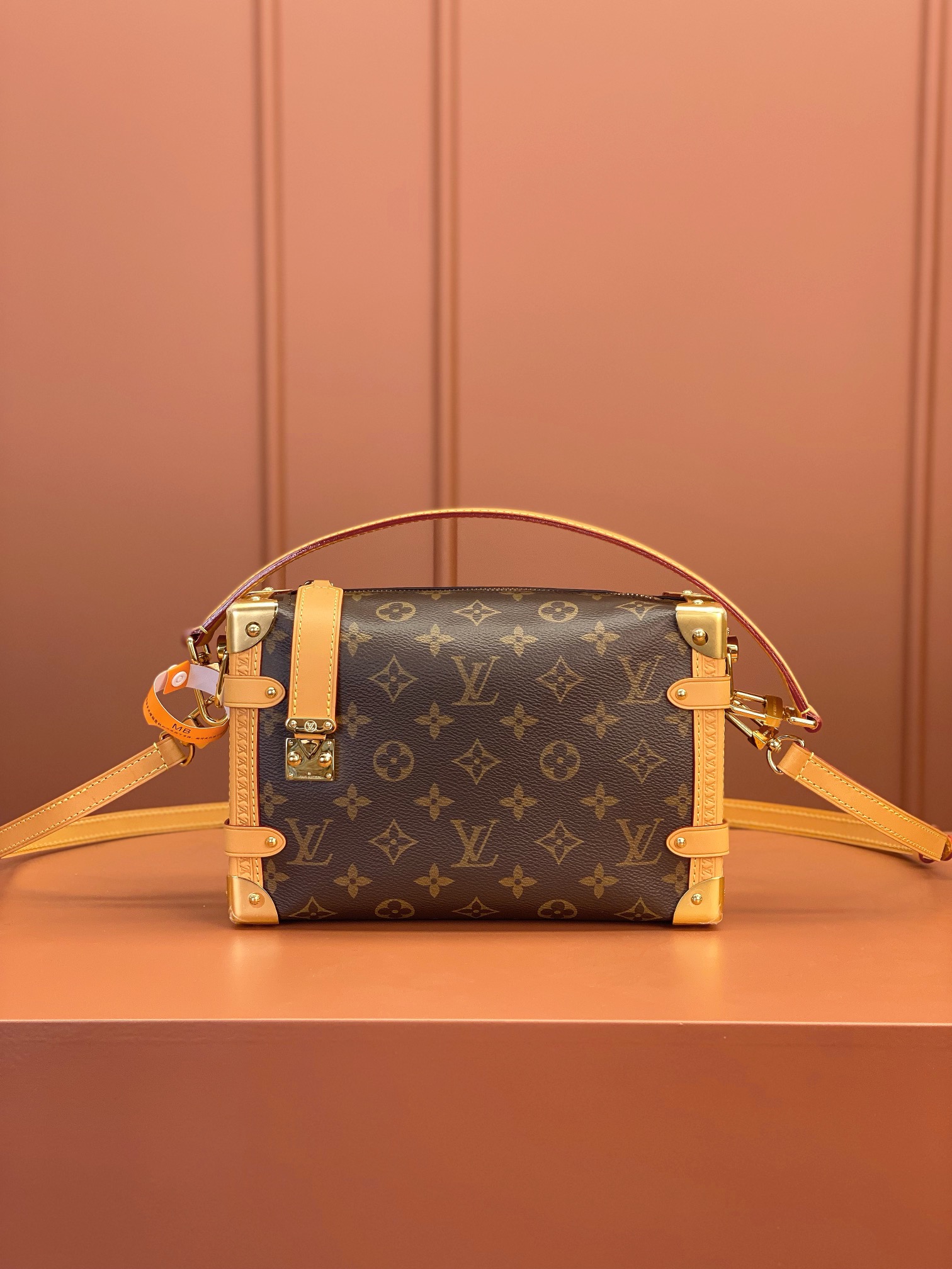 Louis Vuitton Side Trunk MM Monogram Canvas Handbag