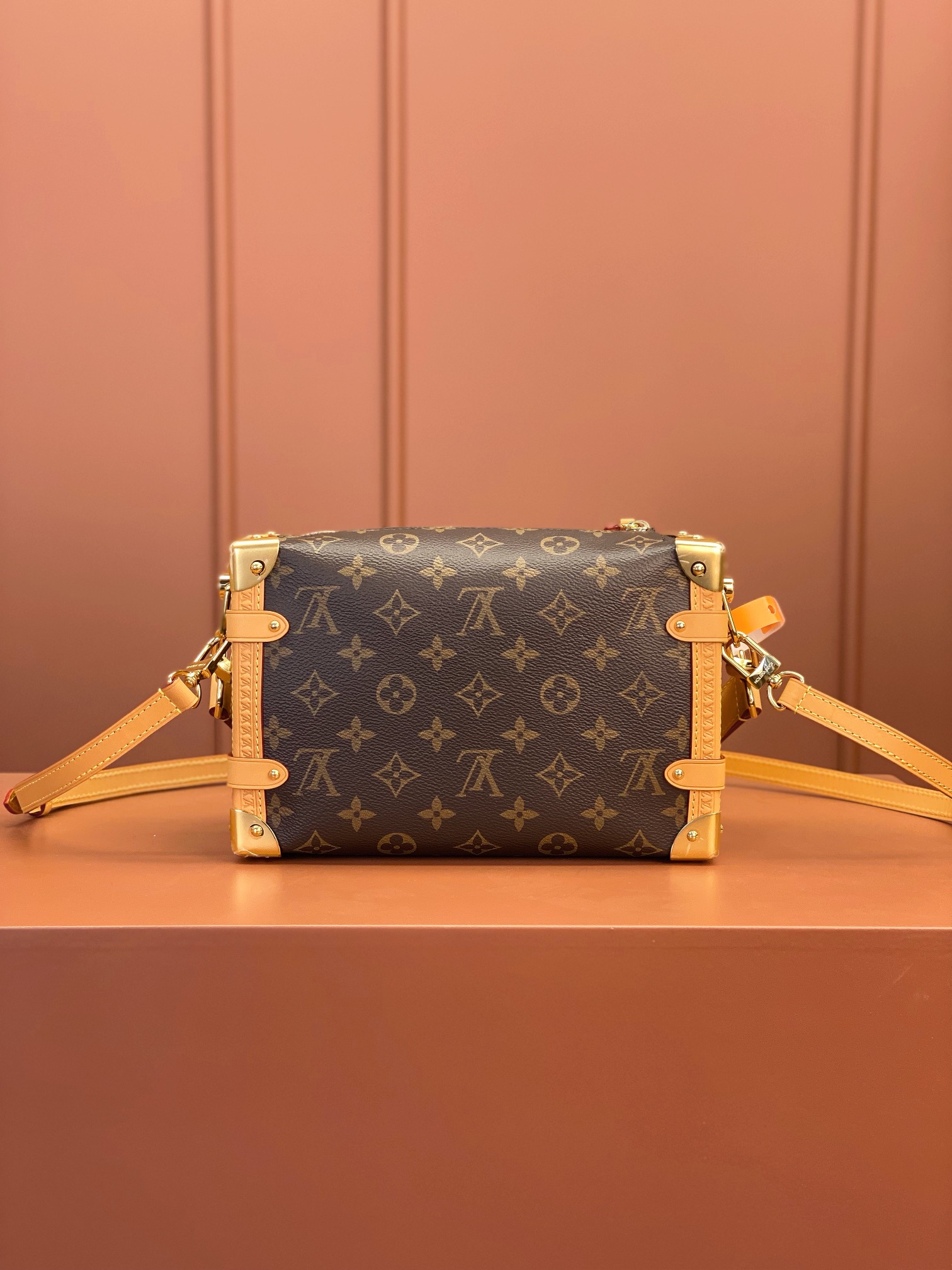 Louis Vuitton Side Trunk MM Monogram Canvas Handbag