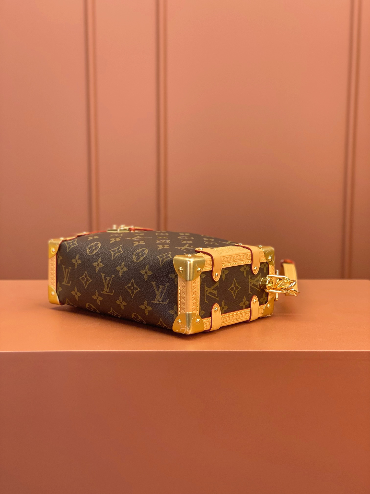 Louis Vuitton Side Trunk MM Monogram Canvas Handbag