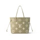 Louis Vuitton Neverfull MM Monogram Empreinte Leather Women's Handbags M46649